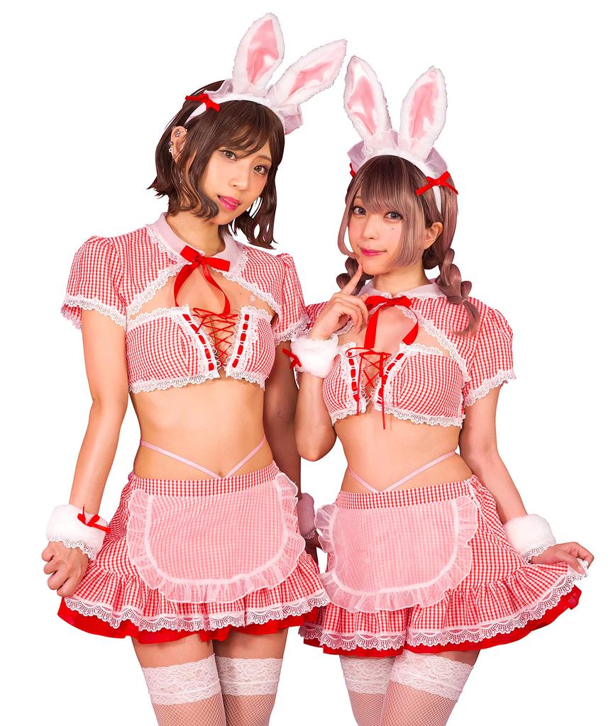 Clearstone SugarWhip Cosplay Halloween Bunny Maid Red Berry Red Women's