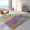 Tappeto Runner Retrò Stiloso Piccolo Fresco Stampa Floreale Camera da Letto Tappetino Comodino Pieghevole Lavabile in Lavatrice Antiscivolo Tappetini per Corridoio Tapis