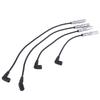 4-teiliges Zündkabelset 06A905409M 06A905409P Kompatibel für 3 A4 Seat ALTEO EXEO SKODA OCTAVIA VW GOLF 4 5 6 1.6 2.0