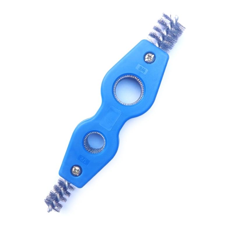 Convenient Pipe Deburring Brushes Perfect for Deburring 15mm/22mm Pipe Plumbing Wire Brush Professional Use