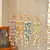 Faux Crystal Wind Chime for Outside, Window Hanging Sun Catcher, Prism Rainbow Maker Pendant for Home, Garden, Patio, Porch