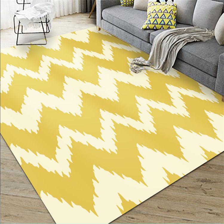 

Ковер с геометрическим узором для гостиной, спальни, противоскользящий коврик, мягкий скандинавский роскошный ковер для дома, украшение для дома 160*230cm