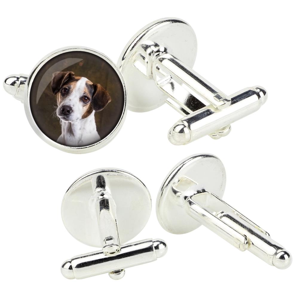 Jack Russell Terrier - cufflinks in a box, handmade jewelry, product of the Art-Dog brand