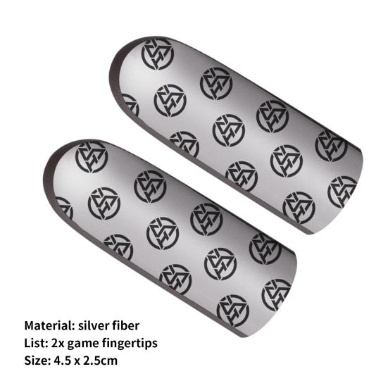 1 Pair Finger Touch High Sensitivity Sleeves Zero Wear-resistant Anti-Sweat Compression Support Game