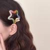 Fashion Handmade Plush Hair Clips For Women Sweet Star Heart Hair Clamp Side Bang Barrettes Hair Accessories Baby Hairpins