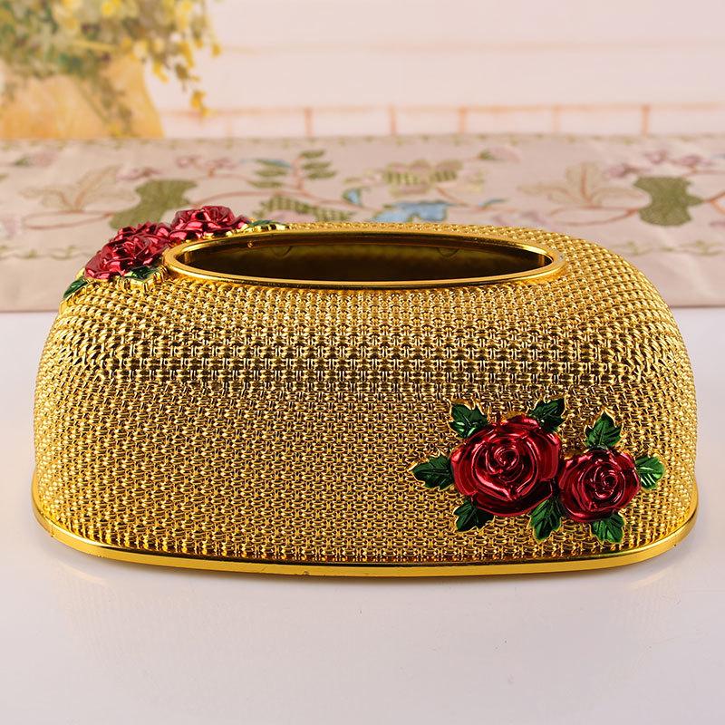 Tissue Box Light Luxury Pumping Carton Meal Carton Living Room High-end Modern Pumping Box Household Nordic Storage Box Tissue Pumping