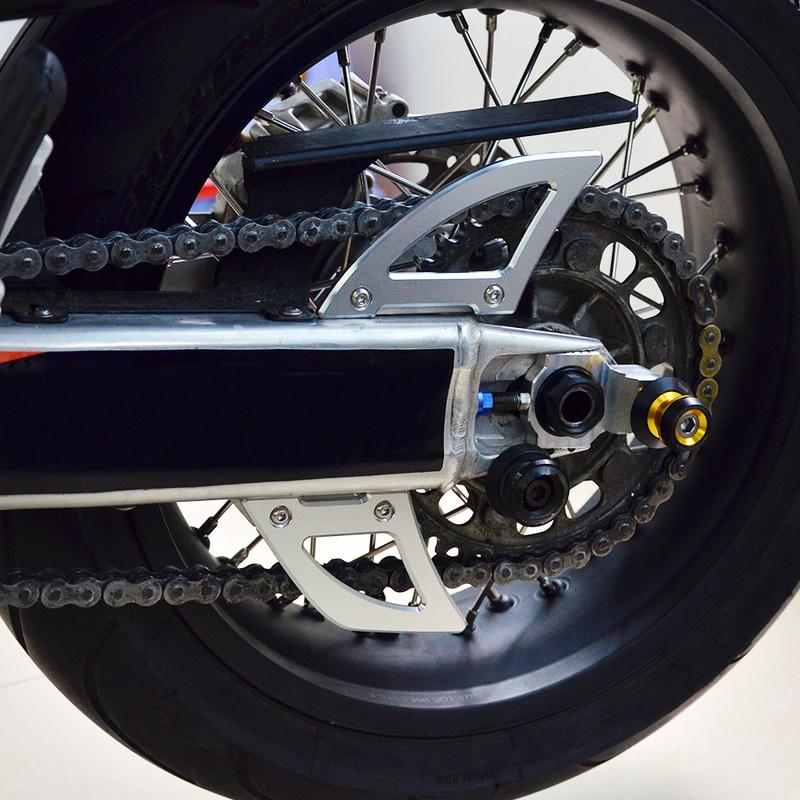 Motorcycle Rear Chain Guide Guard Slider Sprocket Cover For KTM 950 990 Adventure 2000-2016 2015 2014 2013 2012 2011