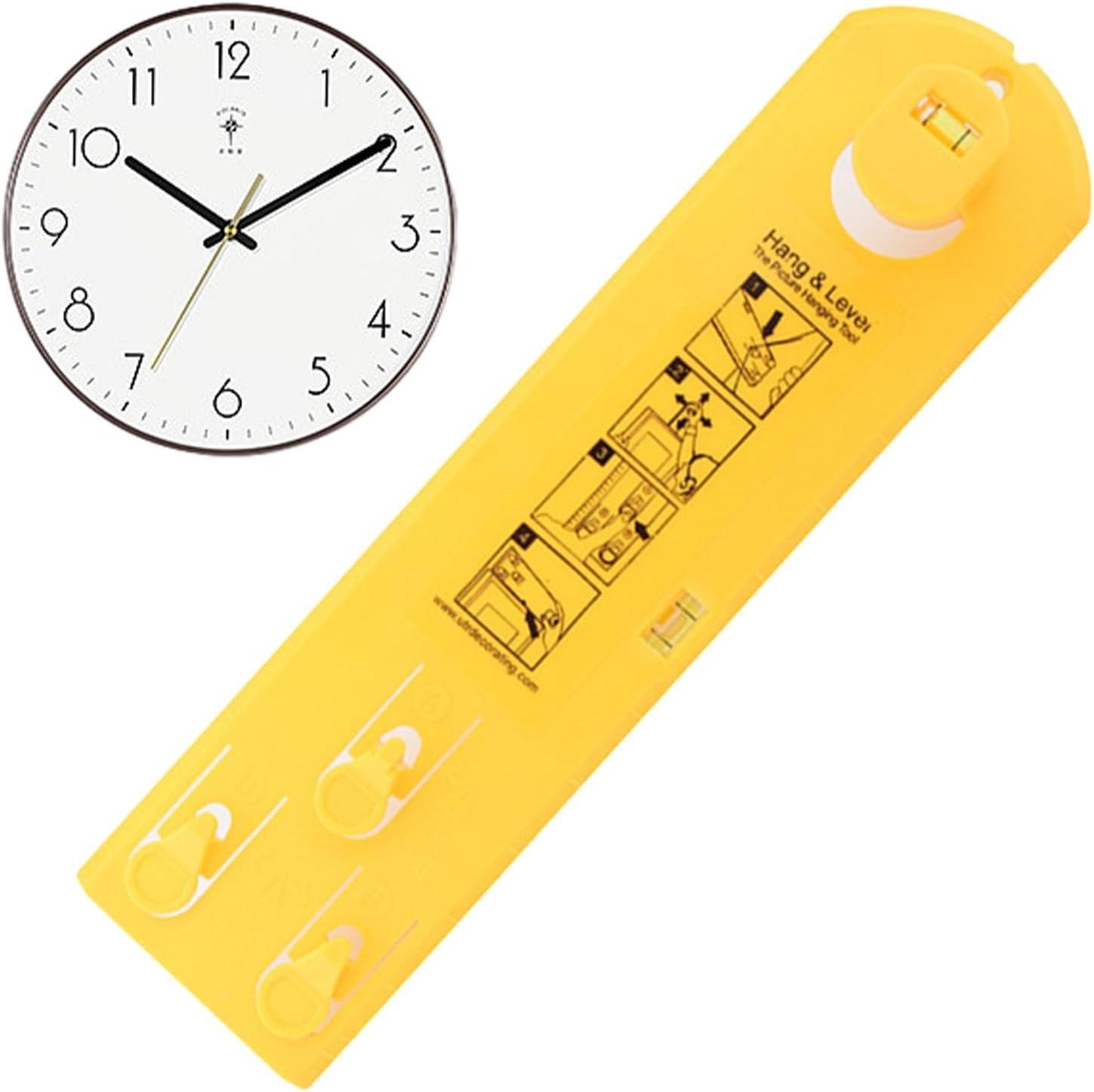 Photograph Frame Hanging Tool with Level Easy Frame Picture Hanger Wall Hanging Kit for Clocks/Mirrors/Galleries/Artworks/Photos