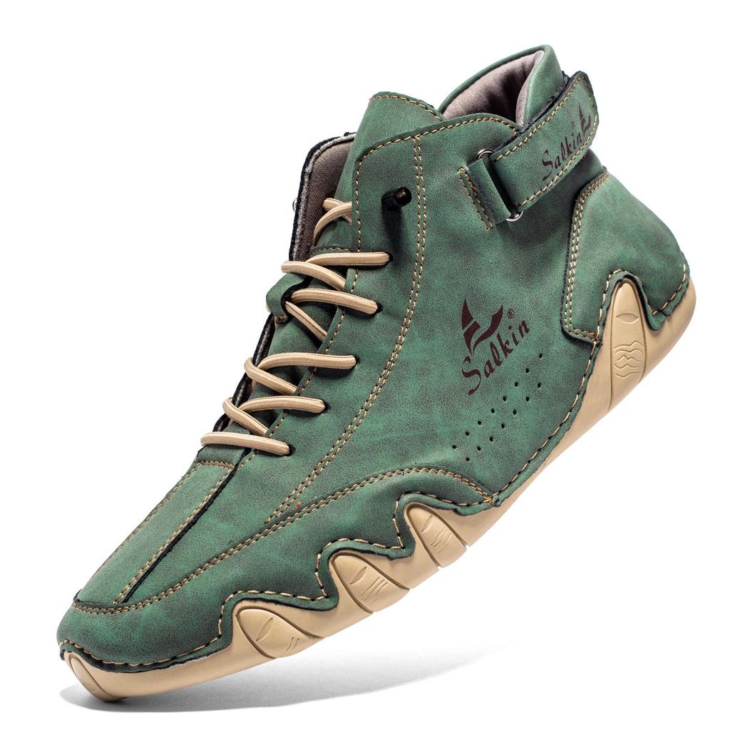 2025 Men's Plus Size Fashion Martin Boots – Casual Mid-Top Outdoor Style