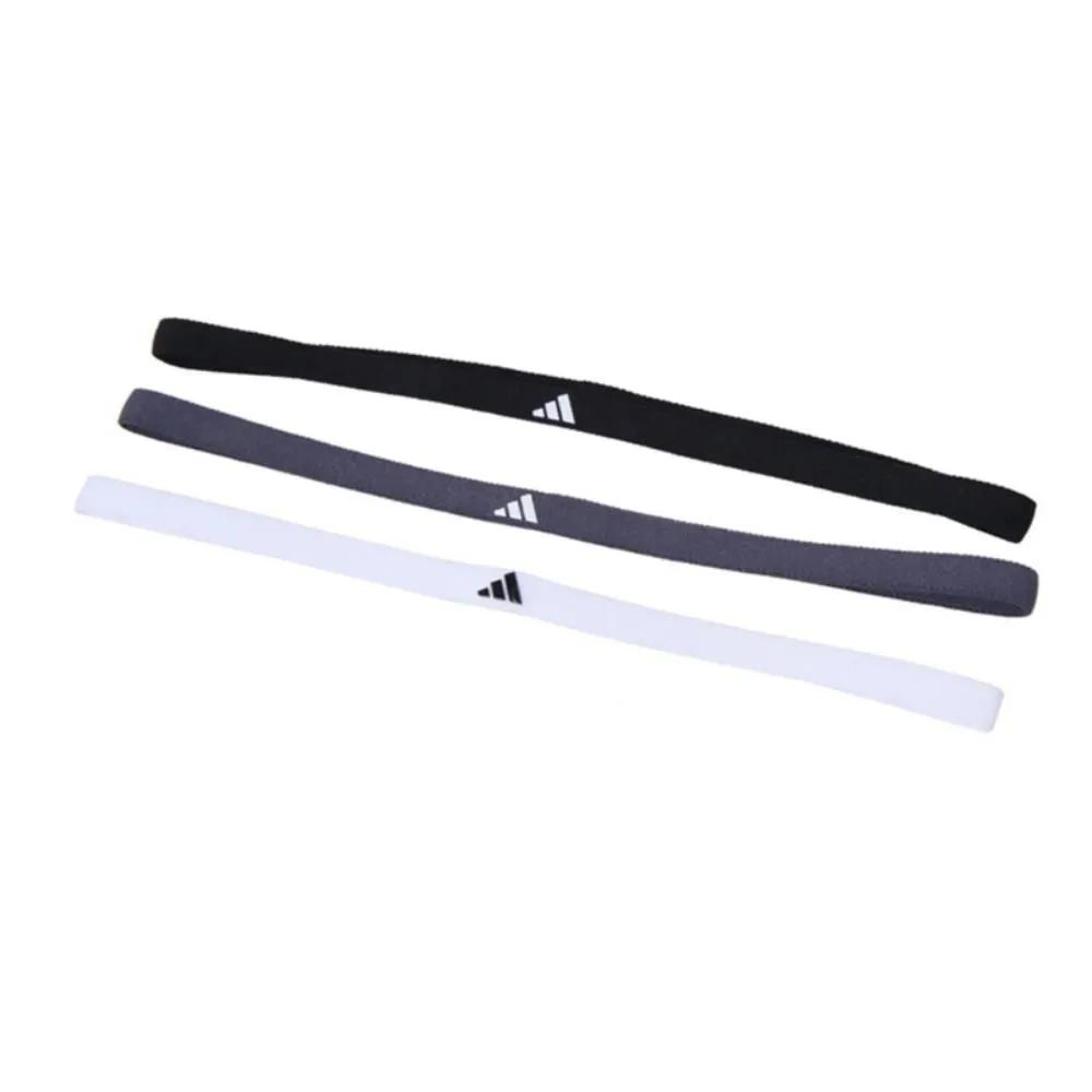 adidas Sporty Sports Hairband 3-Pack Workout Headband Daily Hairband Simple Style Pretty Headband Exercise Gear OFSM