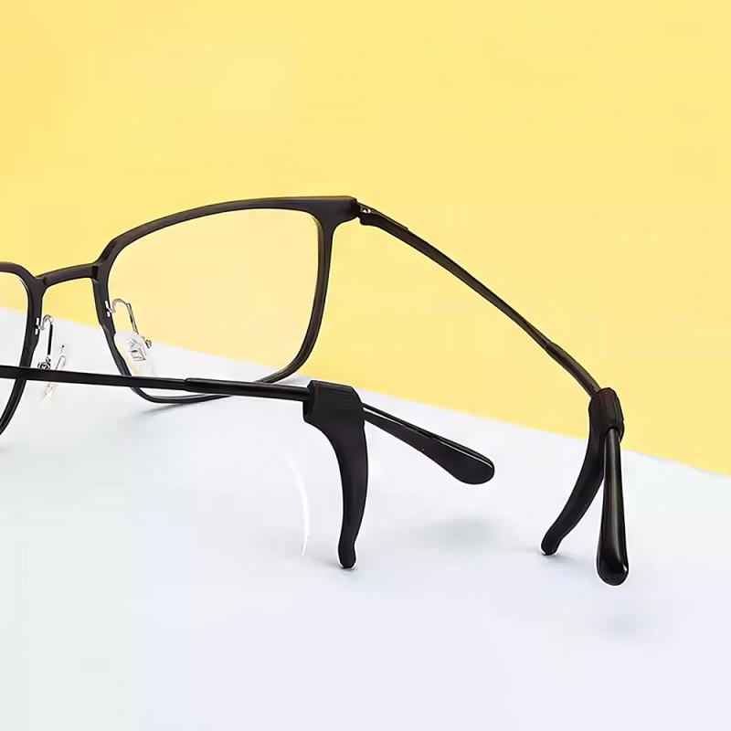 Противоскользящие силиконовые насадки для очков black