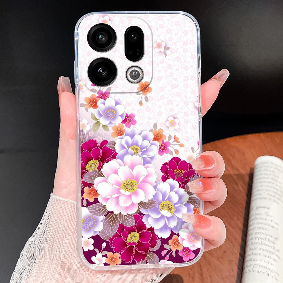 For Oppo Find X9 Pro Phone Case Unique Style Soft TPU Transparent Silicone Lightweight Cover For Oppo Find X 9 Protective Shell