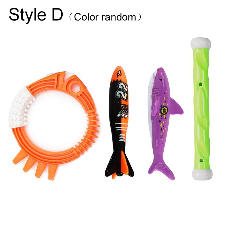 Diving Props Swim Pool Decoration Colored Plastic Summer Water Play Equipment Training Outdoor Leisure Entertainment TMZ