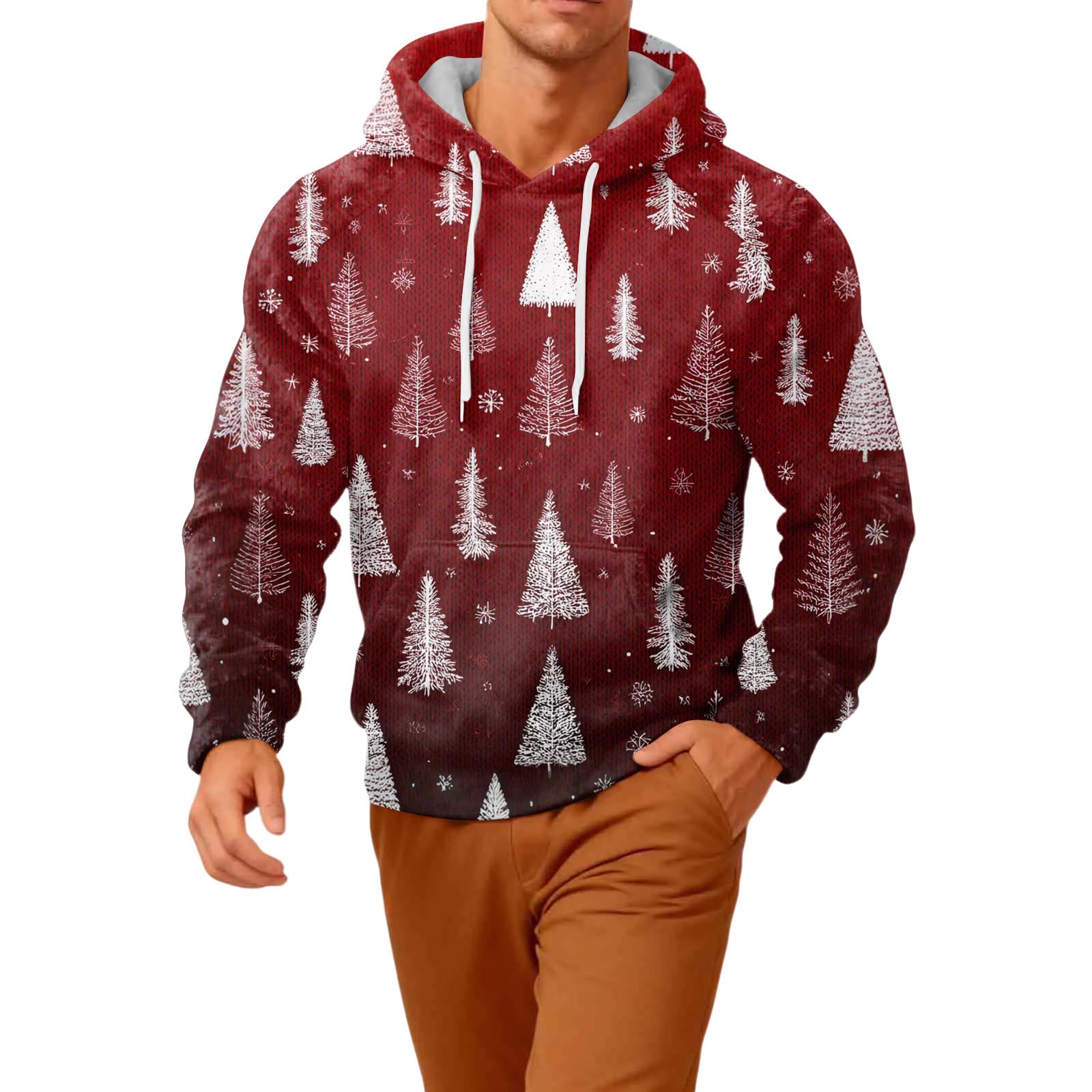 

Мужская повседневная фланелевая толстовка с капюшоном и длинными рукавами XL