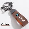 BAGJ1 Hot 2025 Matel Napped Leather Car Key Chain Fine Emblem Key Ring For BMW X1 X2 X3 X5 X4 X6 X7 G30 G20 G32 G11 G12 F40 F30 F20 F1