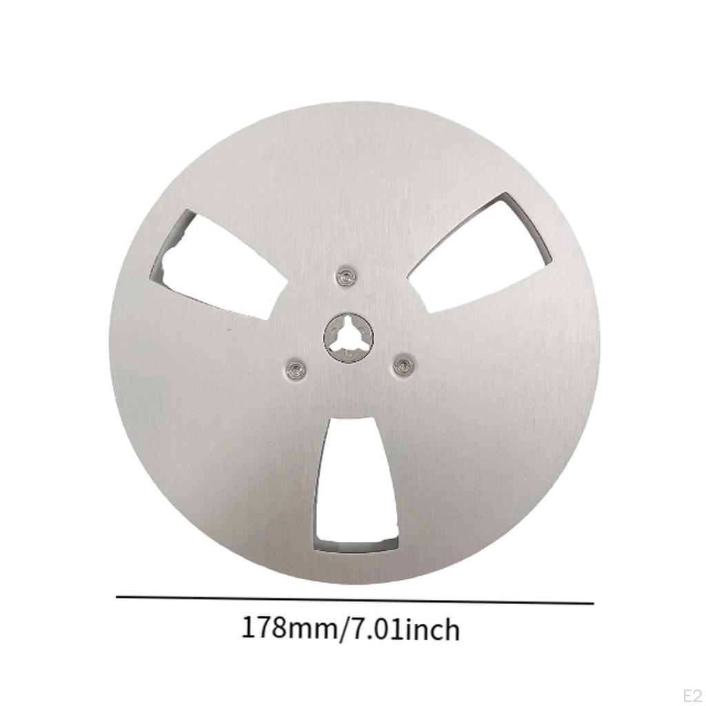1/4 7 Inch Empty Reel Aluminum Accessories Lightweight Opening Machine Part Sturdy Open Sound