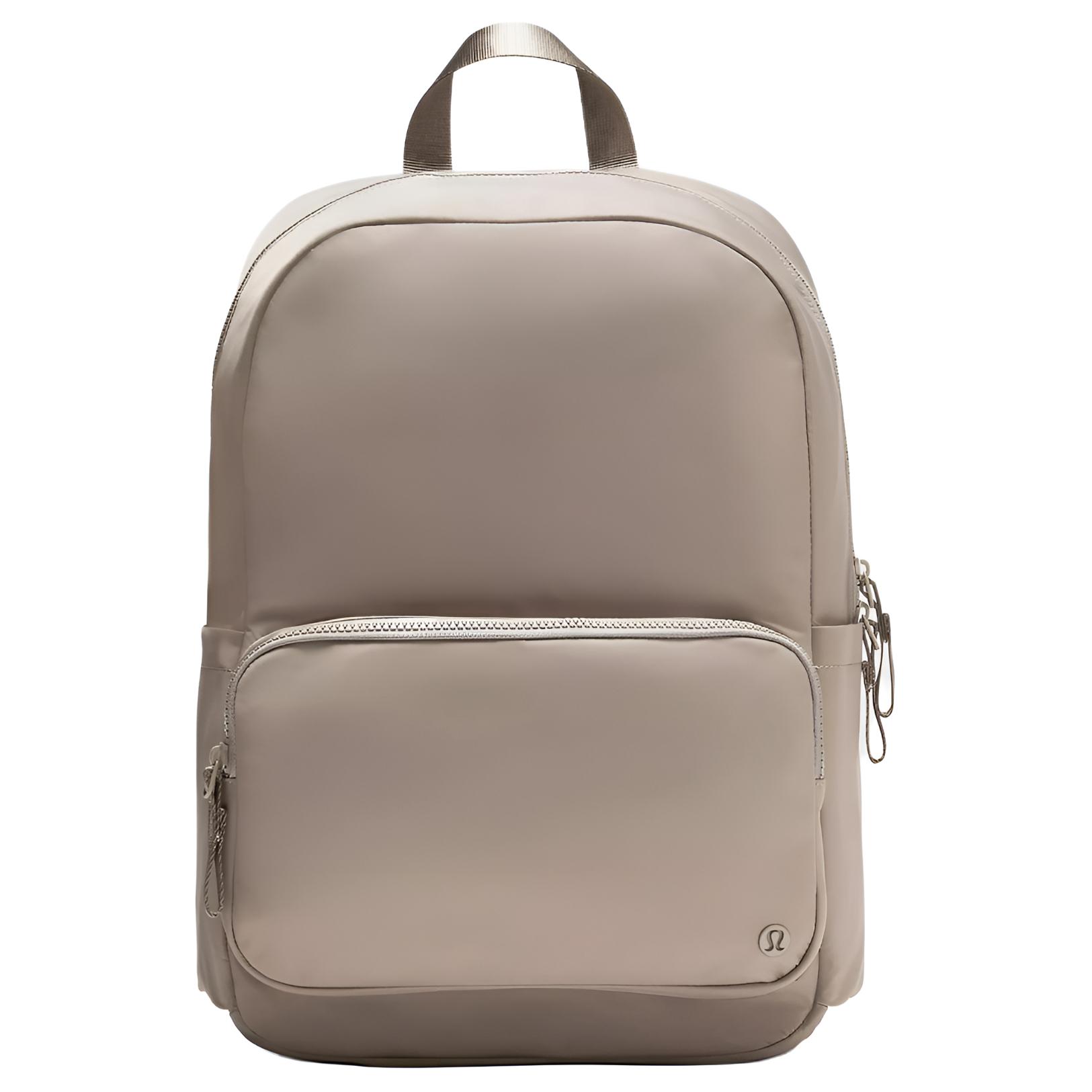 Lululemon Everywhere 22L Fashionable Versatile Nylon Backpack Unisex Backpack Brown LU9CMAS-070419 Umber