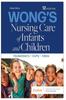 The Nursing Care of Infants and Children Book