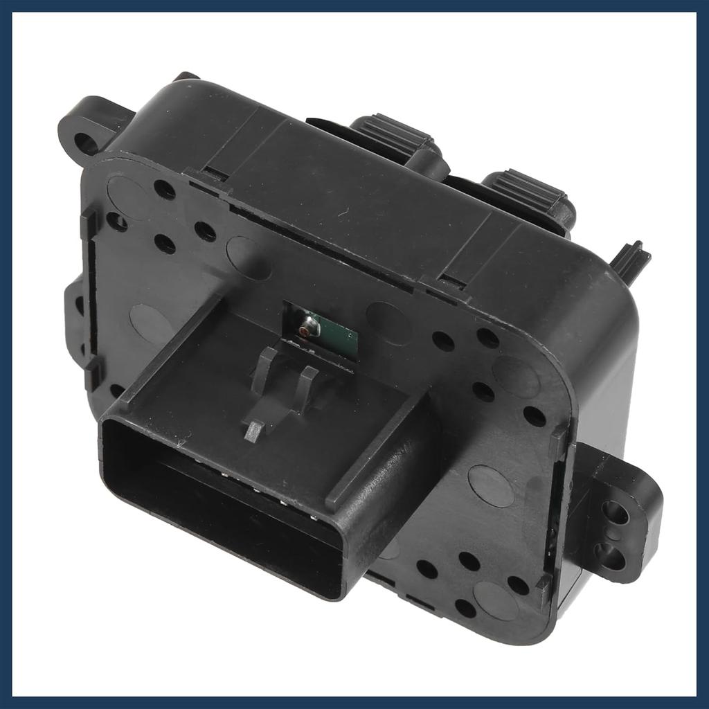 Power Window Switch, Front Left Driver Side Window Control Switch No.56010677AA for Jeep Liberty 2004 Black, 1 Pc