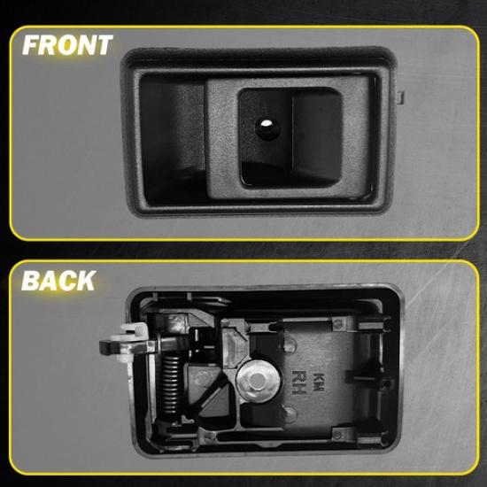 ForToyota Ide Interior Door Right Handle Left Set Pickup Black Tacoma 4Runner