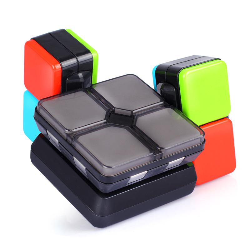 Interactive Transformable Rubik's Cube: Light-Up Sound-Making Educational Parent-Child Toy