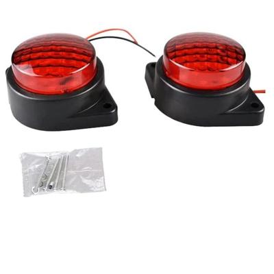 2PCS LED Marker Lights Trailer 12V Waterproof Red Chicken Lights for Semi Trucks Freightliner Cargo – Universal Fit