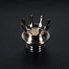 Mactions Crown Style Vented Fuel Tank Cap Gas Cap For Harley Sportster XL 883 1200 Touring Road King Dyna Softail Custom
