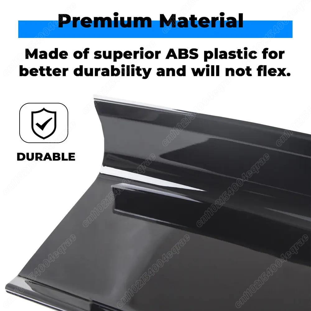 For Ford Mustang Gt 2015 2016 2017 2018 2019 2020 2021 2022 2023 Real Glossy Black Trunk Panel Decklid Trim Cover Body Kit
