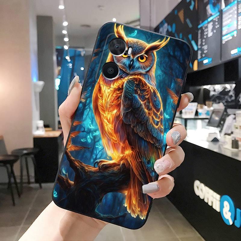 Fantasy owl Phone Case For OPPO A77 A57S A96 A91 A54 A74 A94 A73 A78 A53S A54S A15 A16 A17 A52 A58X A98