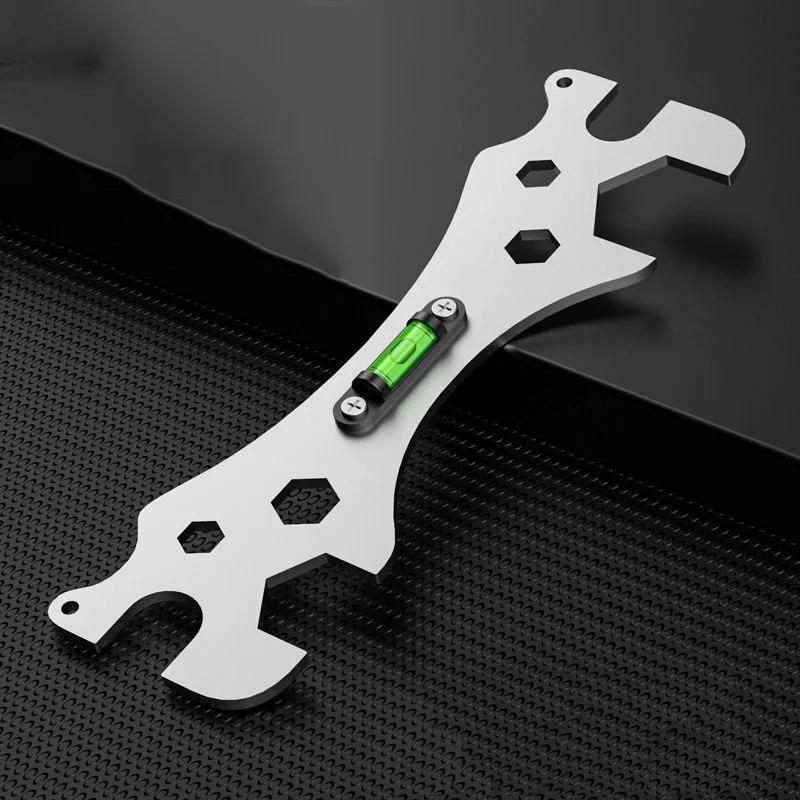 Special Wrench Tools With Level Shower Faucet Installation Bathroom Multifunctional Level Wrench Ruler Distance Measuring Tool