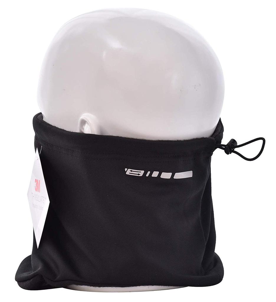 TARO WORKS Sports Neck Padded Cold One Size Fits Black Warmer, High-Performance Material, Simple, Lightweight, Winter, Protection, Windproof, Most,