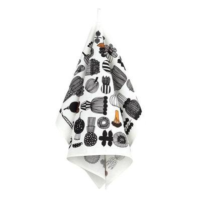 Puutarhurin Parhaat Tea Towel 47x70cm Women's 52_1_52259474338 Black/Orange