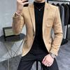 Blazer Uomo Casual in Scamosciato