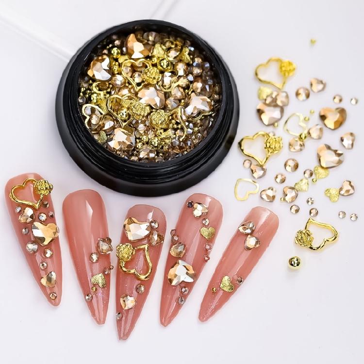 3D Nail Art Rhinestones Studs Luxury Nail Diamonds Nail Jewels Stones Nail Decor