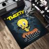 Custom Name Tweety Bird Living Room Non-Slip Area Rug Soft Carpet for Bedroom Kids Playroom Sofa Office Home Decor Doormat