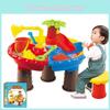 Vibrant Children's Beach Sand Table Set For 3-6 Year Olds With Water Play Tools