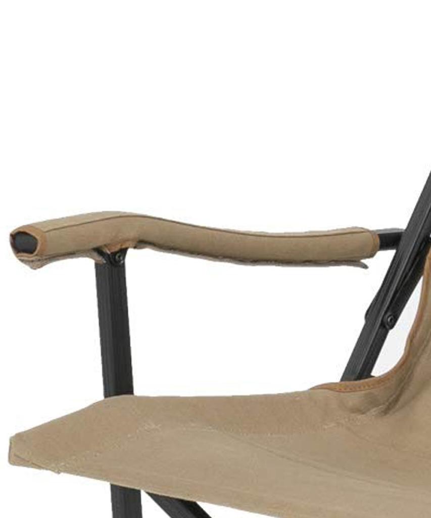 Outdoor Chair Canvas Relax Chair VP1645002 Coyote 56 X 78 X Height 86 Cm Seat 35 Cm High Back Bonfire Chair Storage Bag Included [Vision Peaks]