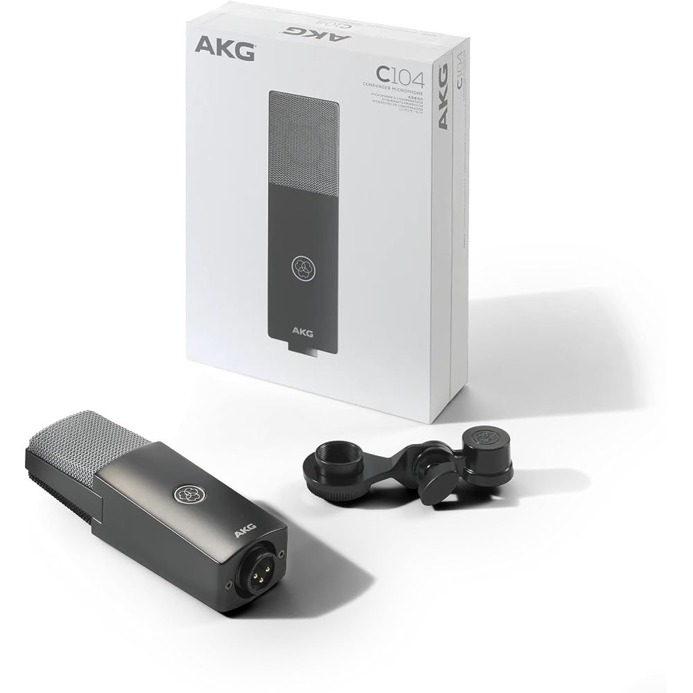 AKG (Arker Game) C104 Side Address Condenser Microphone [For Vocal Recording/Musical Instrument R...
