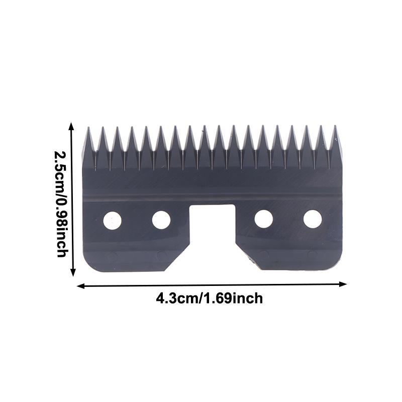1Pcs 18 Teeth Ceramic Cutter Dog Grooming Blade Hair Clipper Blade Ceramic Cutters Pet Grooming Scissors