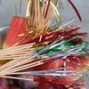 100Pcs/Set Disposable Fruit Dessert Sticks Food Grade Forks Buffet Salad Dessert Cocktail Sticks Birthday Party Wedding Decor