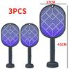 Electric Mosquito Killer 2-in-1 Fly Swatter Trap USB Charging Protective Net Household Supplies for Home Bedroom Living Room