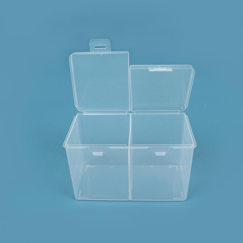 1Pc-Portable Storage Box Nail Accessoires Wipes Cotton Pads Swab Rods Container Case Nail Art Toos Organizer
