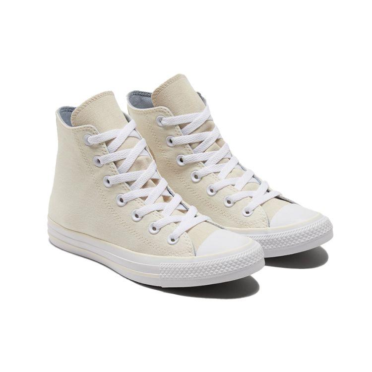 Converse Chuck Taylor All Star Classic Retro Fashion Versatile High-Top Canvas Shoes Women Sneakers Beige 571867C