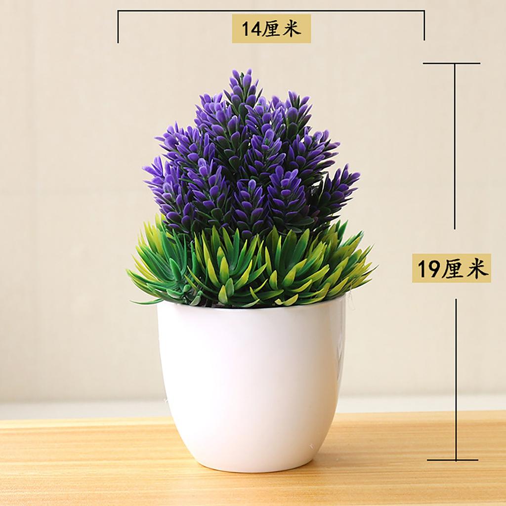 Simulation Green Plant Potted Ornaments Plant Combination Indoor Desktop Ornaments Simulation Artificial Flower Plant Bonsai