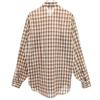 Levi's 70s vintage Check Pattern Long sleeve shirt M Brown Men's Used