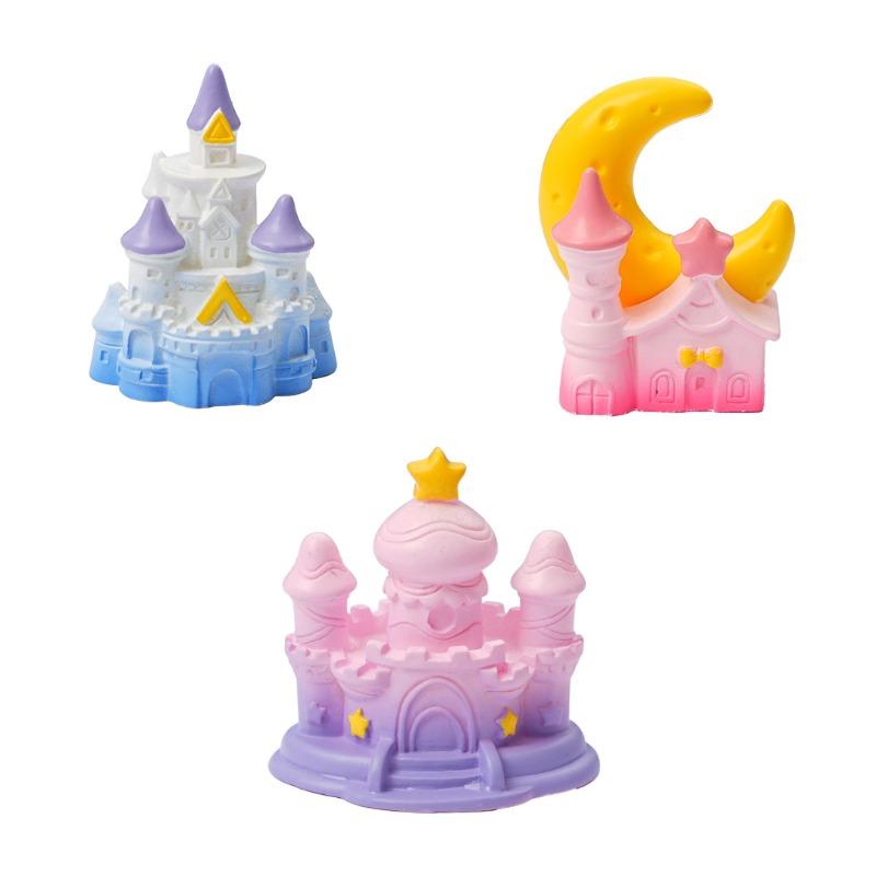 Dream Star Bright Moon Castle Small House Decorative AccessoriesMicro-landscape Small Ornaments