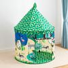 Freestanding Playhouse with Woodland Print Indoor Outdoor for Bedroom