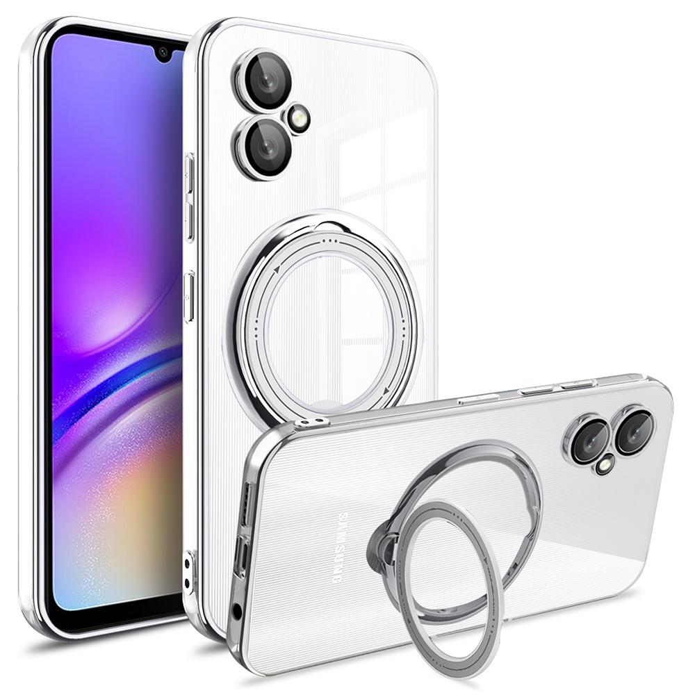 For Samsung Galaxy A06 4G Case Kickstand PC+TPU Magnetic Phone Cover