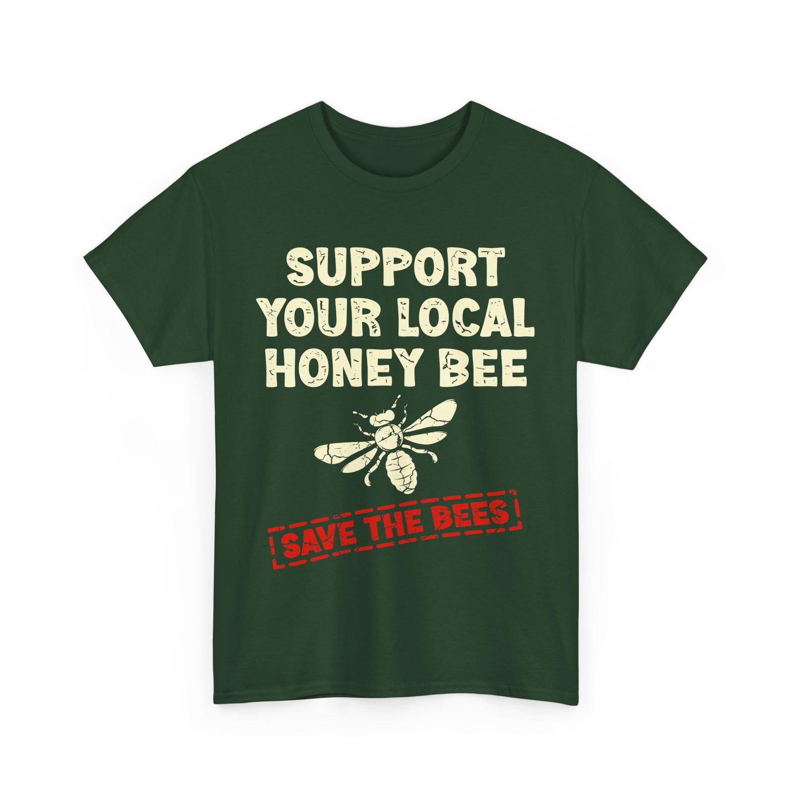 Save The Bees Support Your Local Honey Bees Beekeeper Men T-Shirt XXL