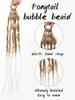 Long Braided Synthetic Hair Extension Ponytail